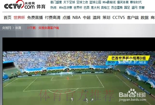 世界杯直播入口免费